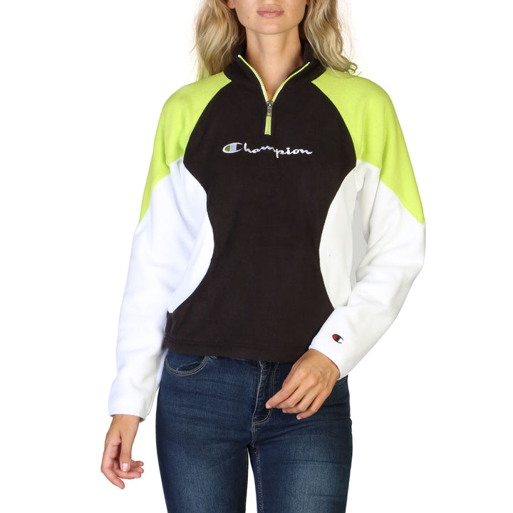 Champion women's multicolor black green and white polyester Sweaters