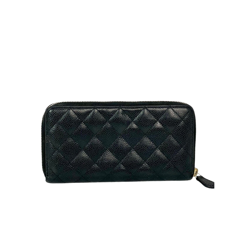 Chanel Caviar Quilted large gusset black wallet – STORE 7994