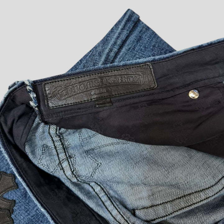 Chrome Hearts Cross Patch Turbo Diesel Jeans
