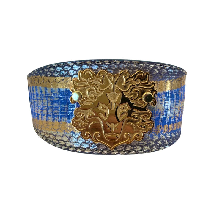Stunning &amp; Unique Multi Color Snake With Our Custom Lion Head