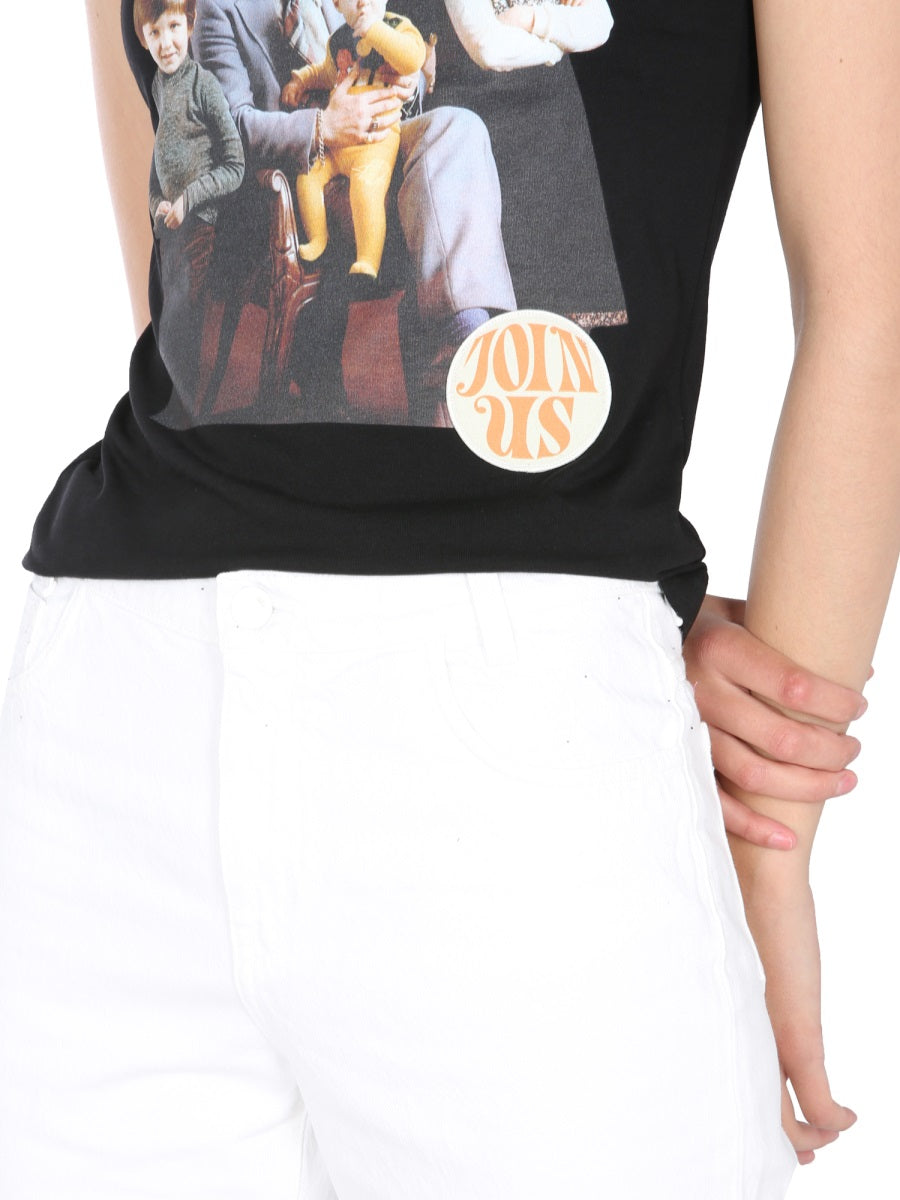 Raf Simons Women Crew Neck T-Shirt