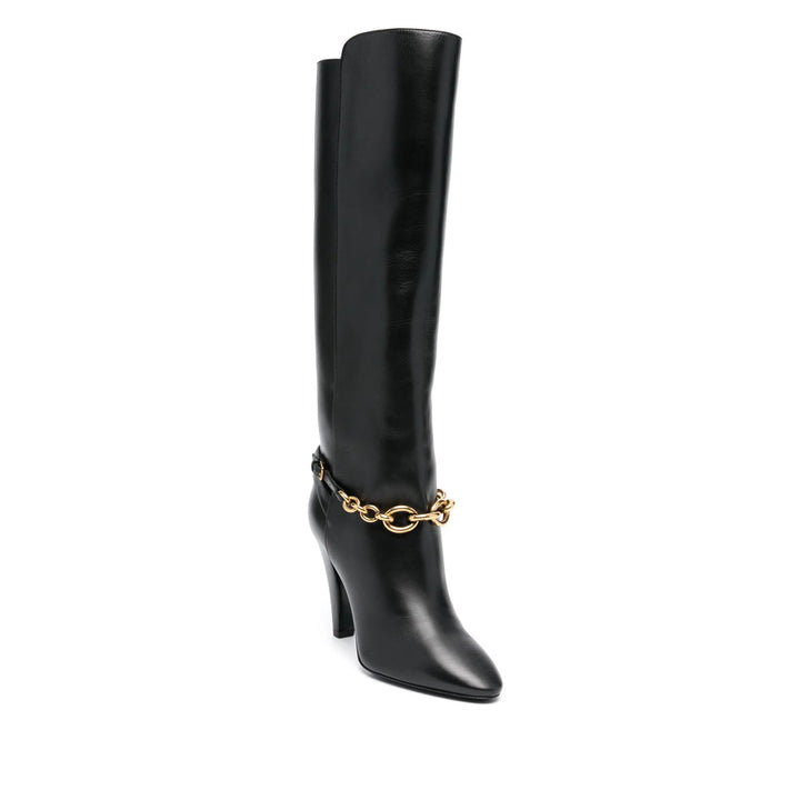 Saint Laurent Black Boots Women