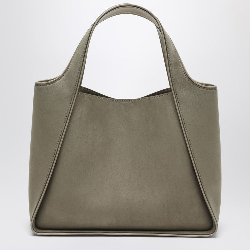 Stella Mccartney Khaki-Coloured Medium Stella Logo Bag Women
