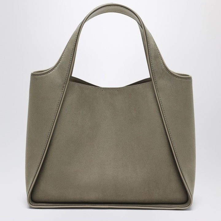 Stella Mccartney Khaki-Coloured Medium Stella Logo Bag Women