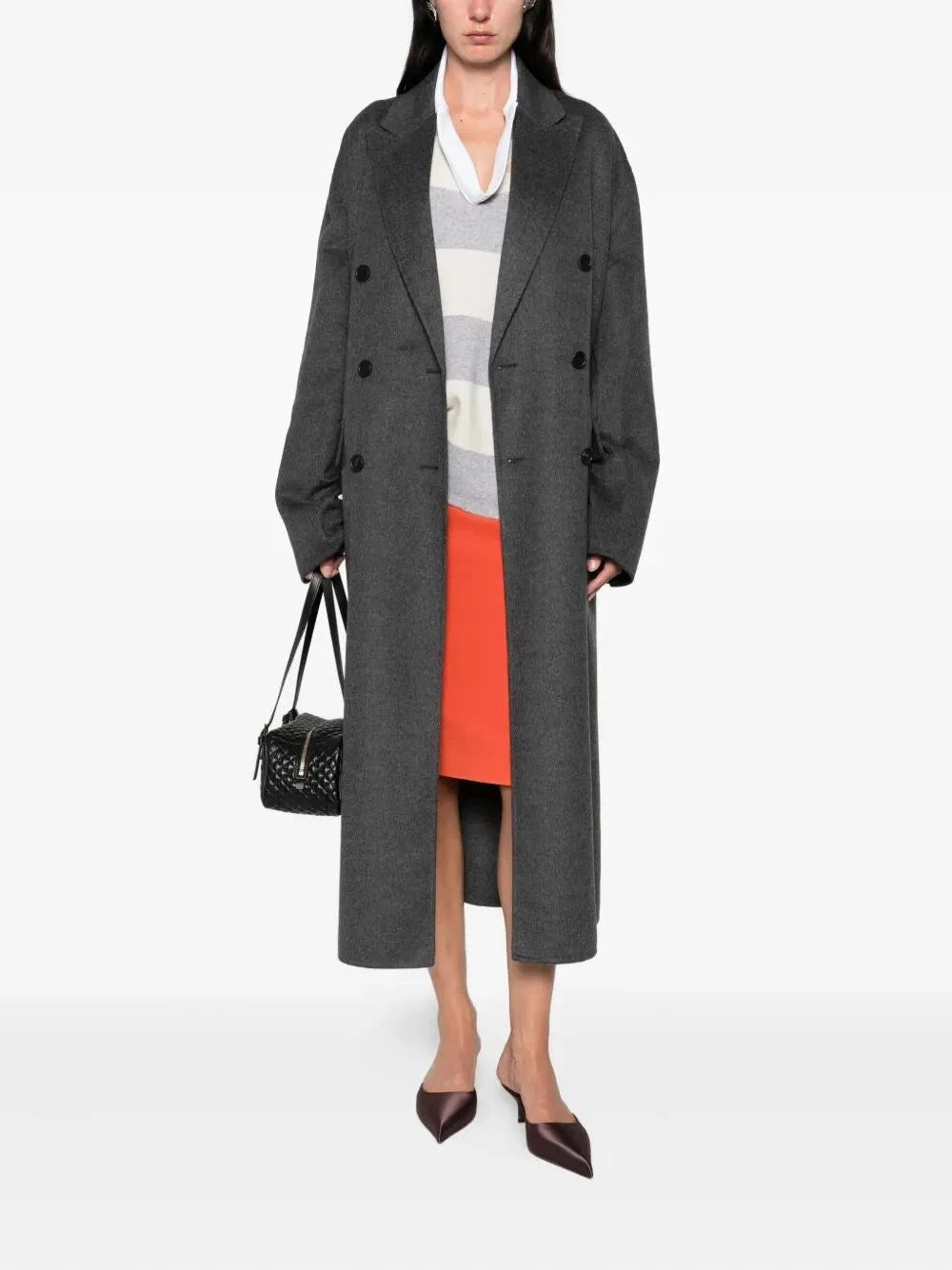 Prada Women Double Breasted Coat