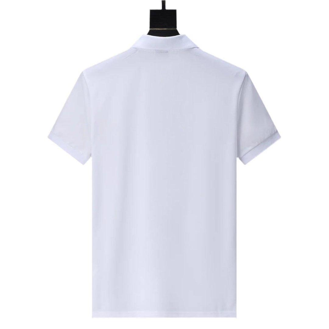 Hugo Boss White T-Shirt with Collar