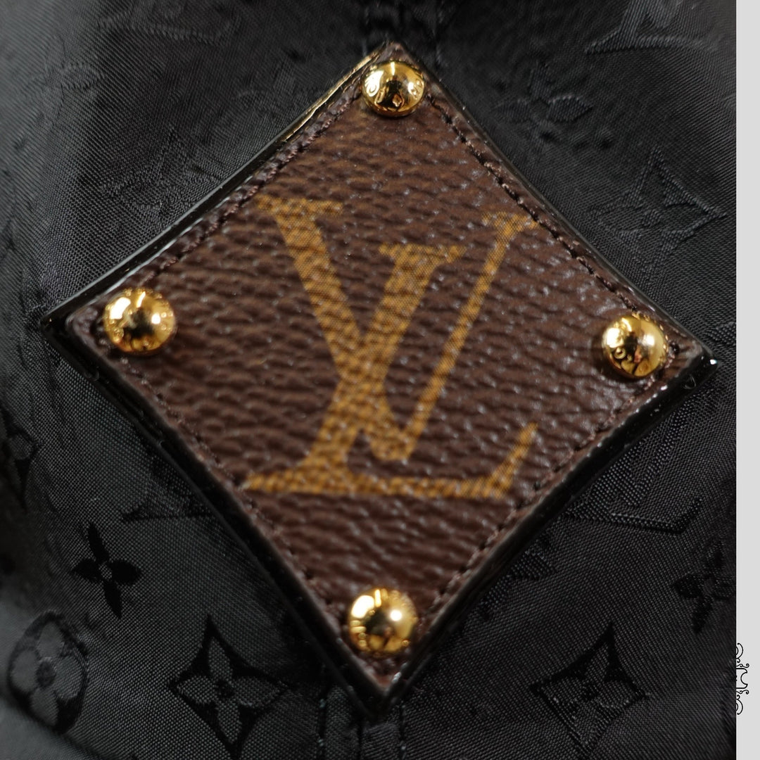 Louis Vuitton Monogram LV Patch Hat in Black