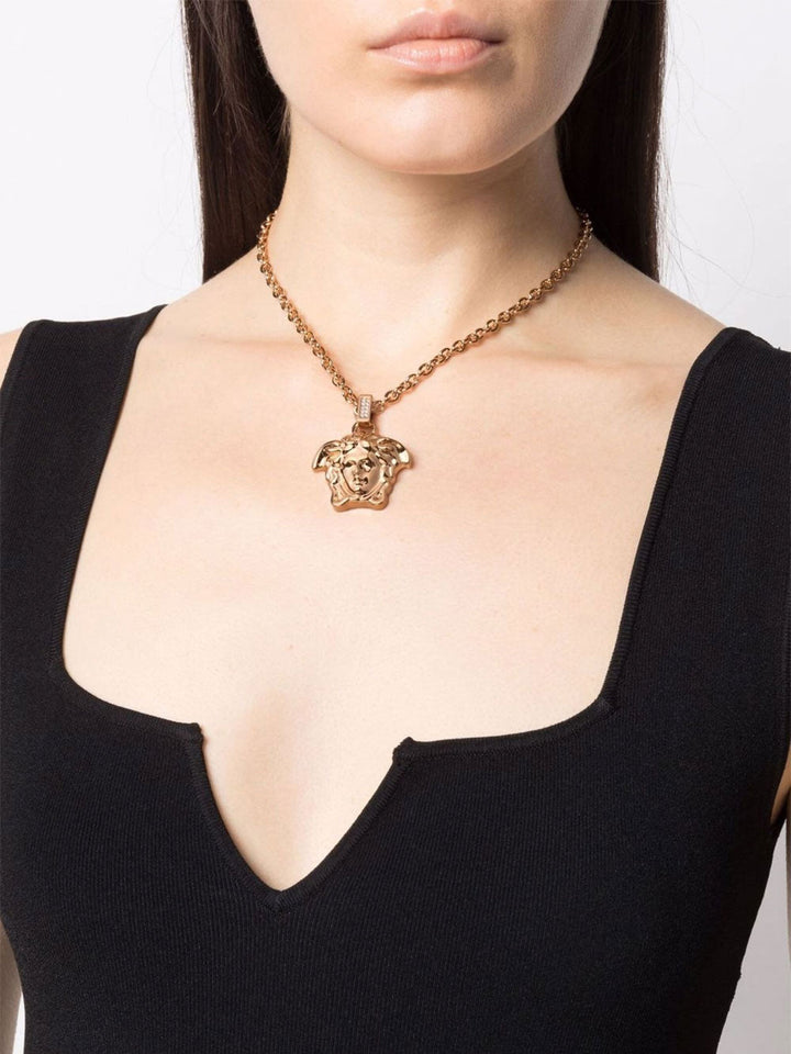 Versace Women Collana La Medusa Con Cristalli
