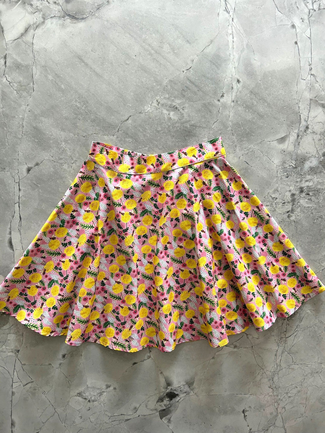 Bees &amp; Dandelions Skater Skirt