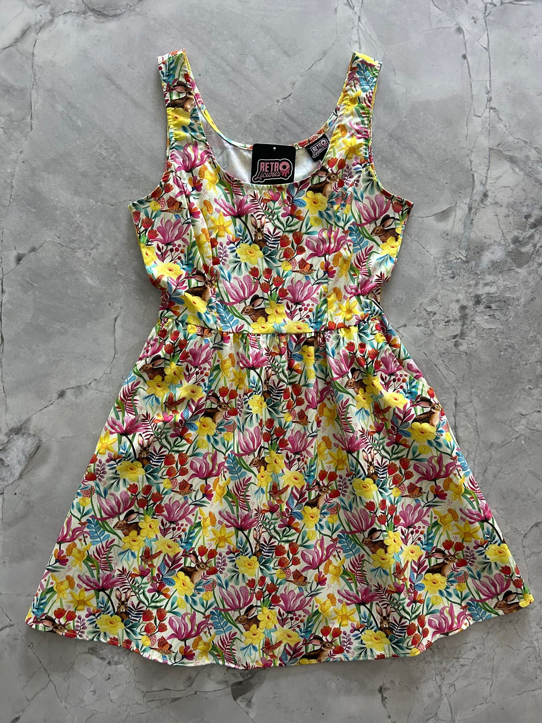 Bunnies Shorter Length Fit &amp; Flare Dress