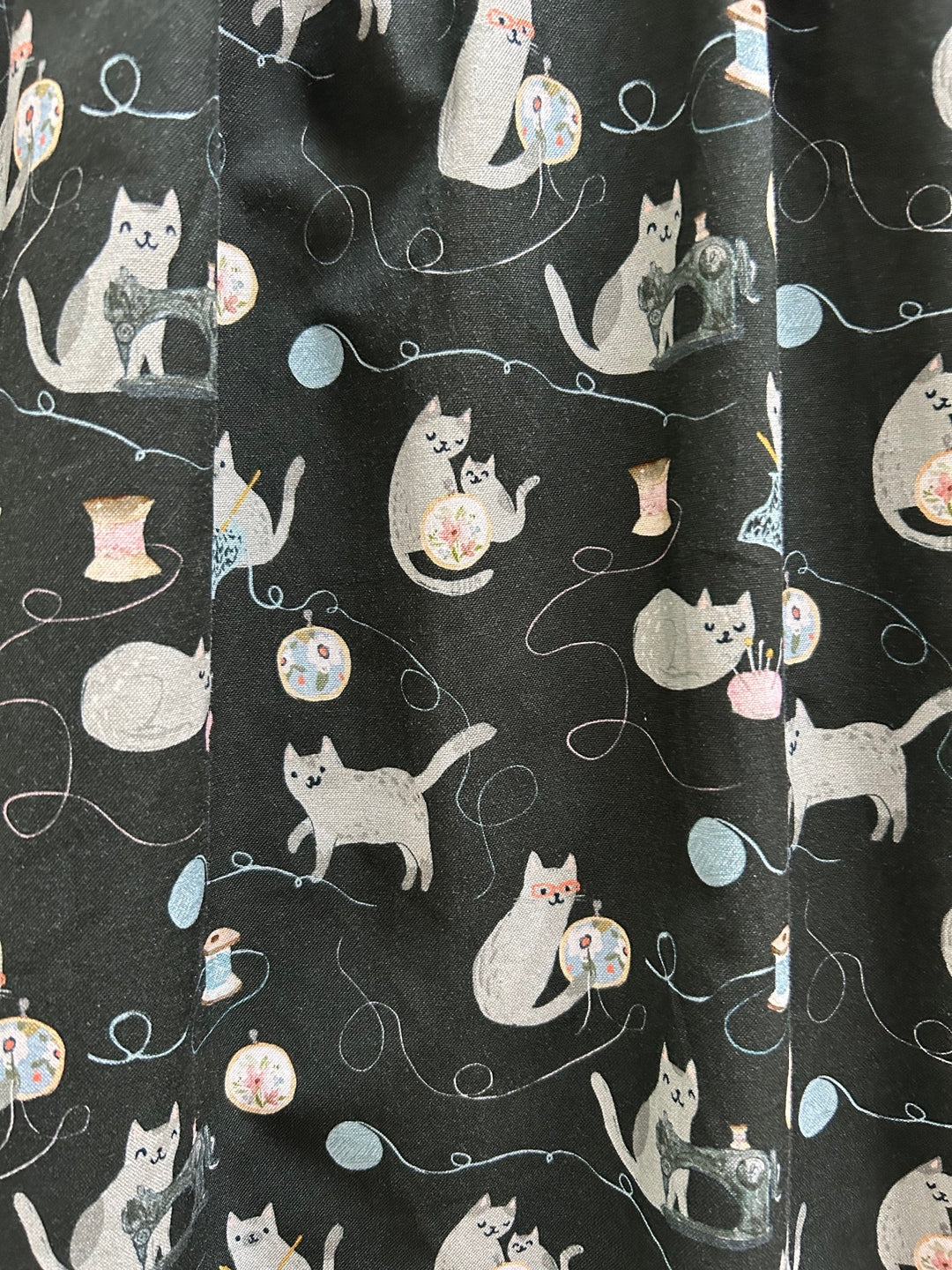 Cats and Yarn Fit &amp; Flare Dress - Small only, 1 left!