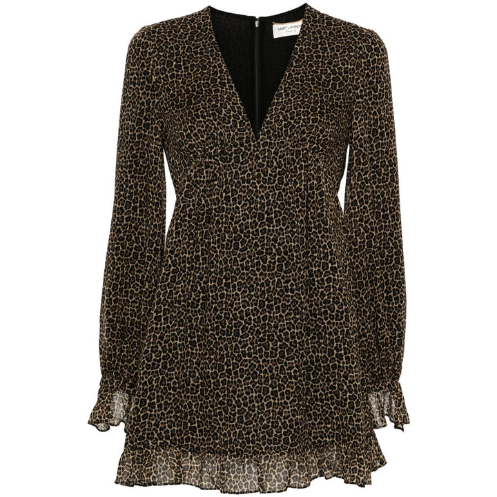 Saint Laurent Brown Dresses - Day Dresses Women