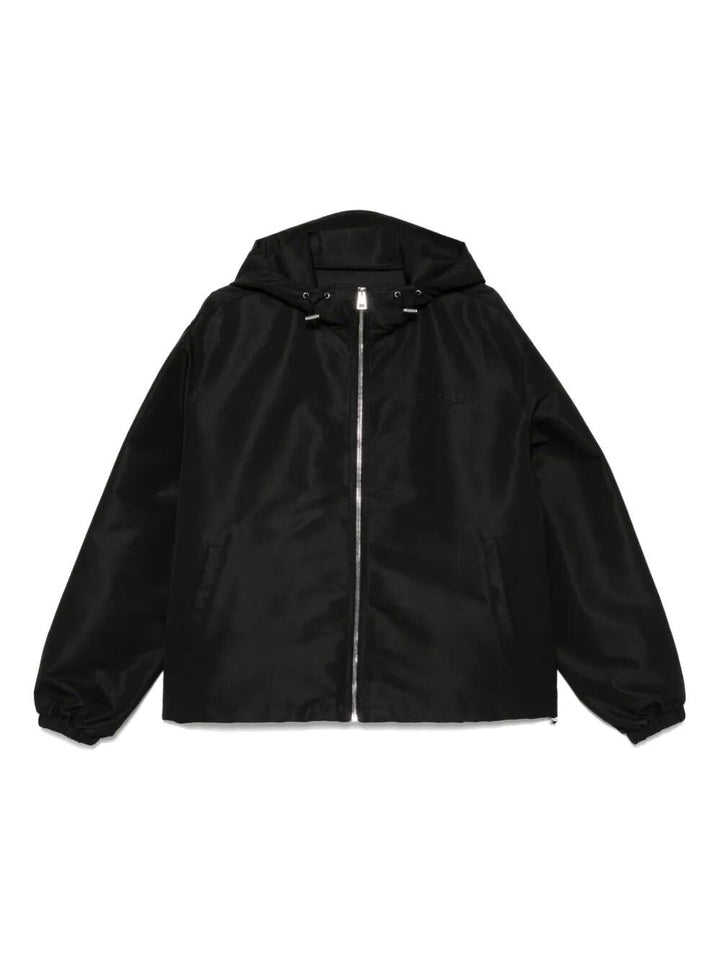 Givenchy Men `Polyfaille` Hoodie Windbreaker