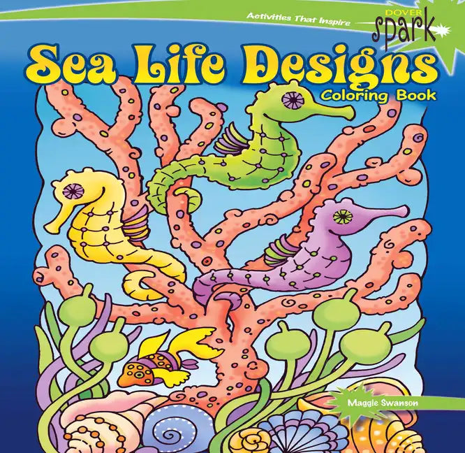 Spark Sea Life Designs Coloring Book - Paperback