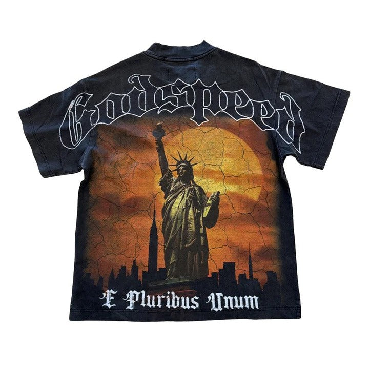 Godspeed Red Day T-Shirt "Black"
