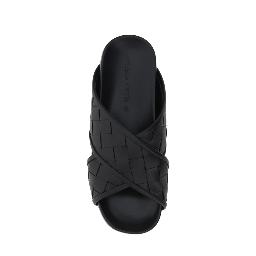 Bottega Veneta Intrecciato Leather Sandals