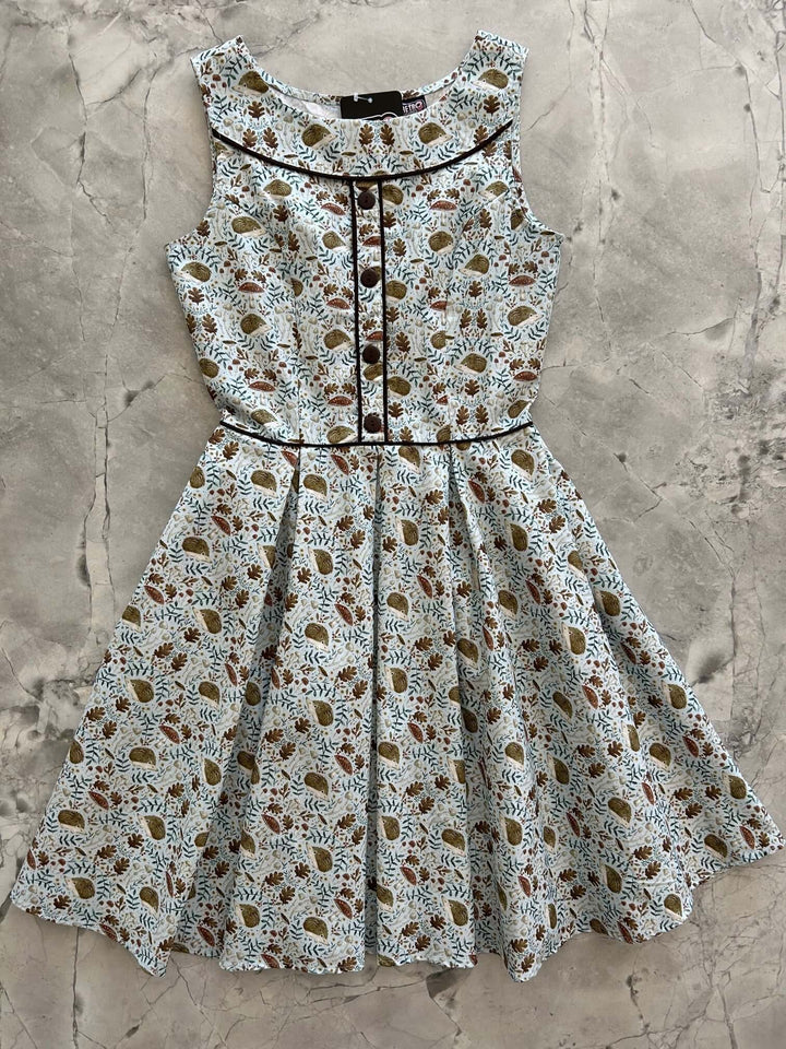 Elizabeth Dress in Hedgehogs - Large only