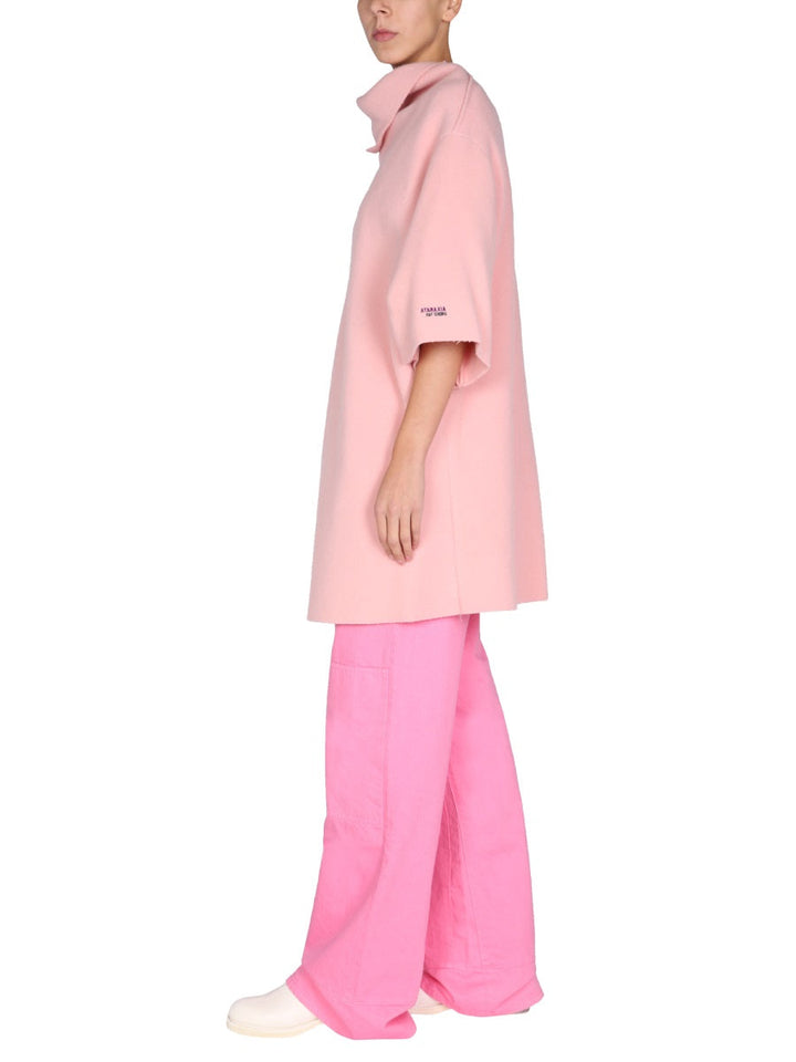 Raf Simons Women "Ataraxia" Wool Blend Dress