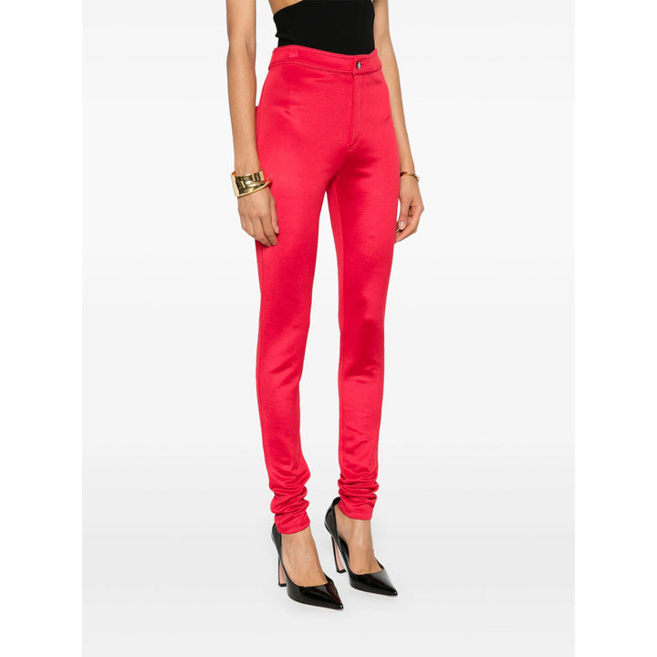 Saint Laurent Red Trousers - Skinny Trousers Women