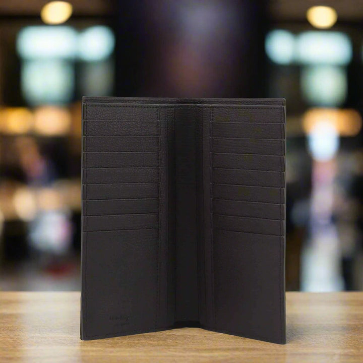 Ferragamo black long card Wallets