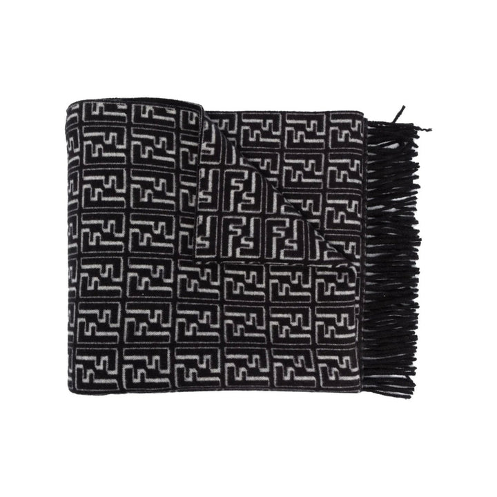 Fendi Black Scarves Men