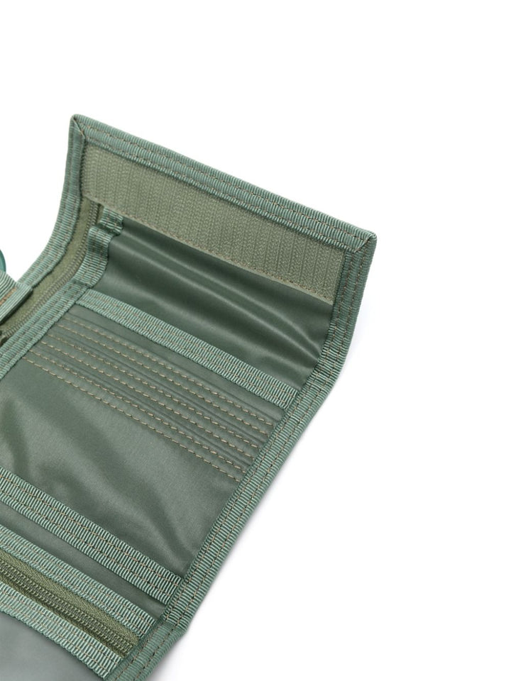 PORTER Mini Tri-Fold Wallet with Keyring Attachment