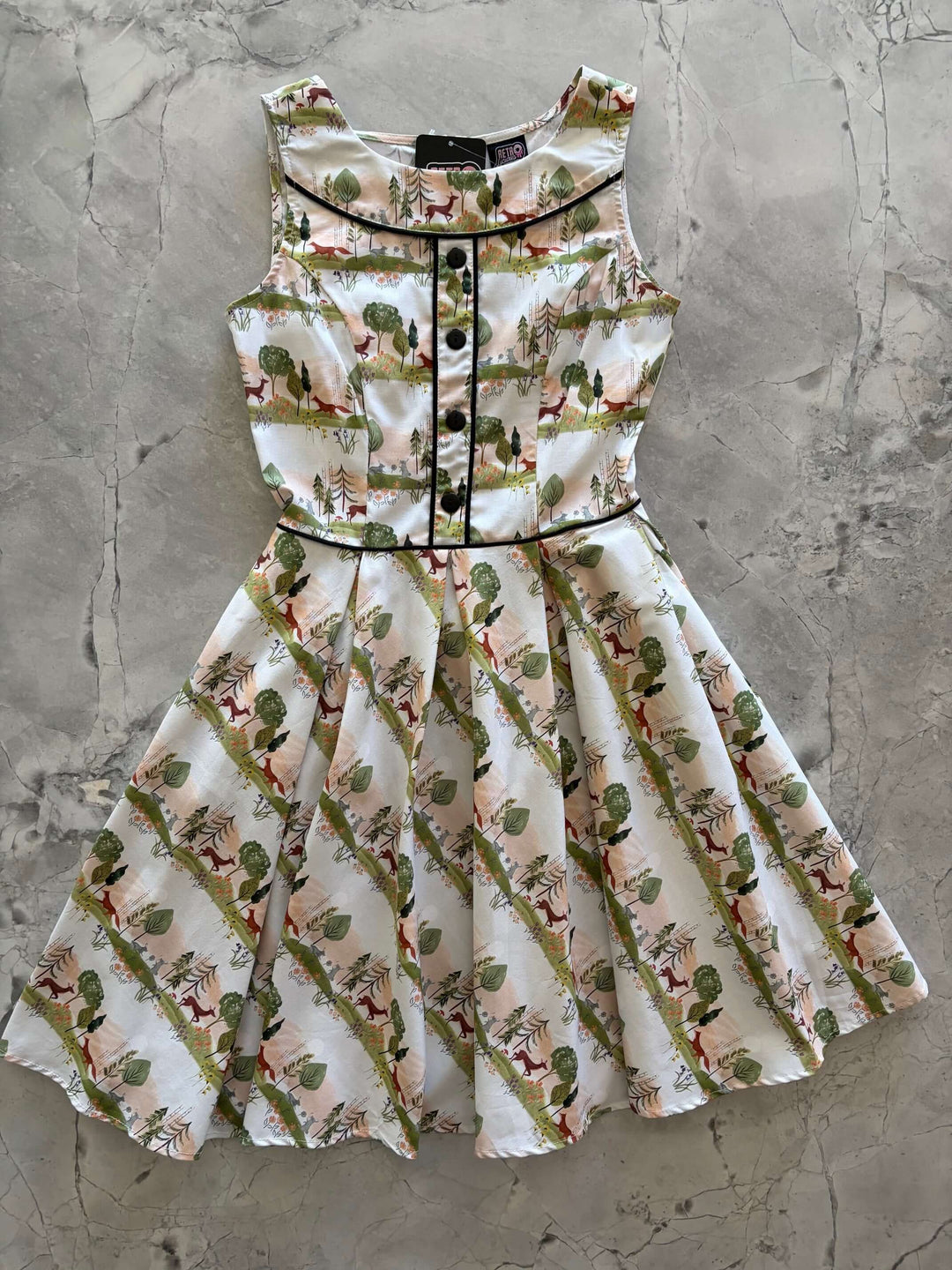 Elizabeth Dress in Woodland Sunset
