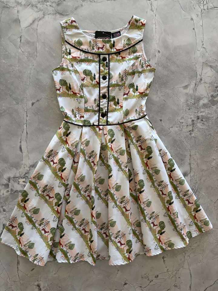 Elizabeth Dress in Woodland Sunset