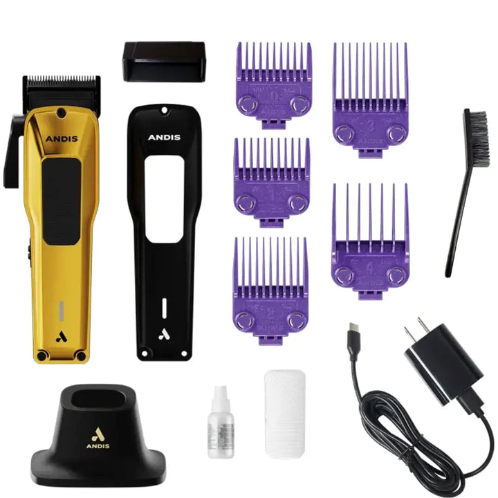 Andis 562060 Phenom Professional Cord/Cordless Hair Clipper, Gold