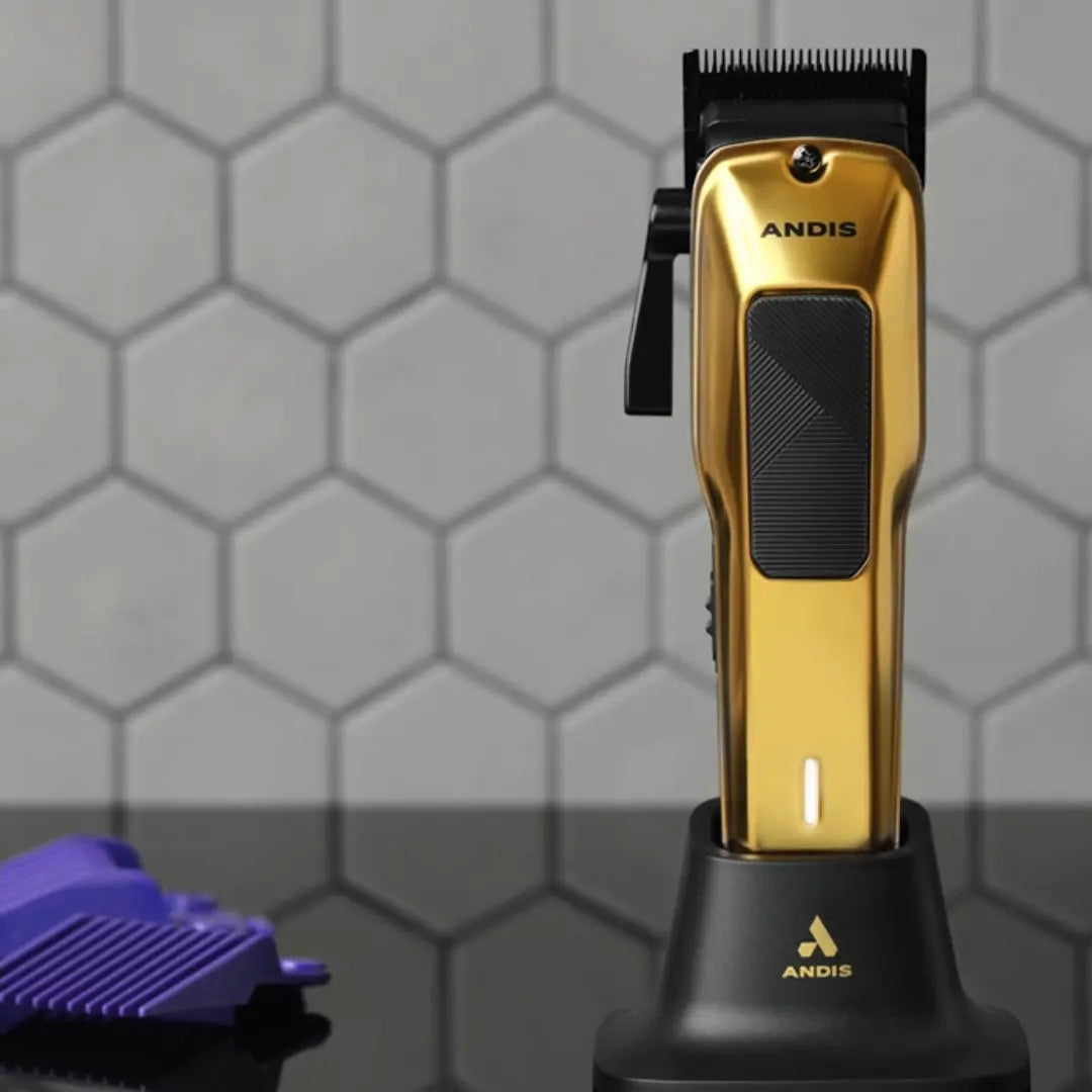 Andis 562060 Phenom Professional Cord/Cordless Hair Clipper, Gold