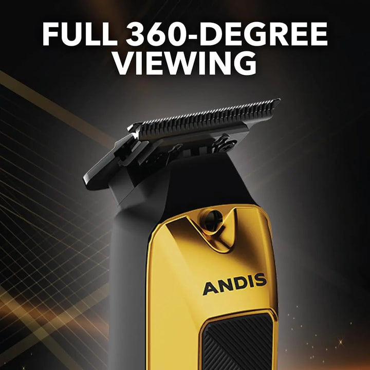 Andis 562310 Phenom Professional Cord/Cordless Trimmer, Gold