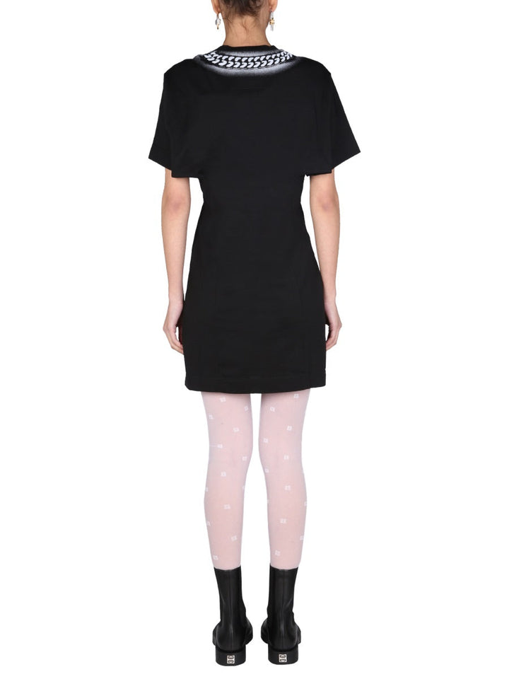 Givenchy Women Dress With 3D "Chain" Print