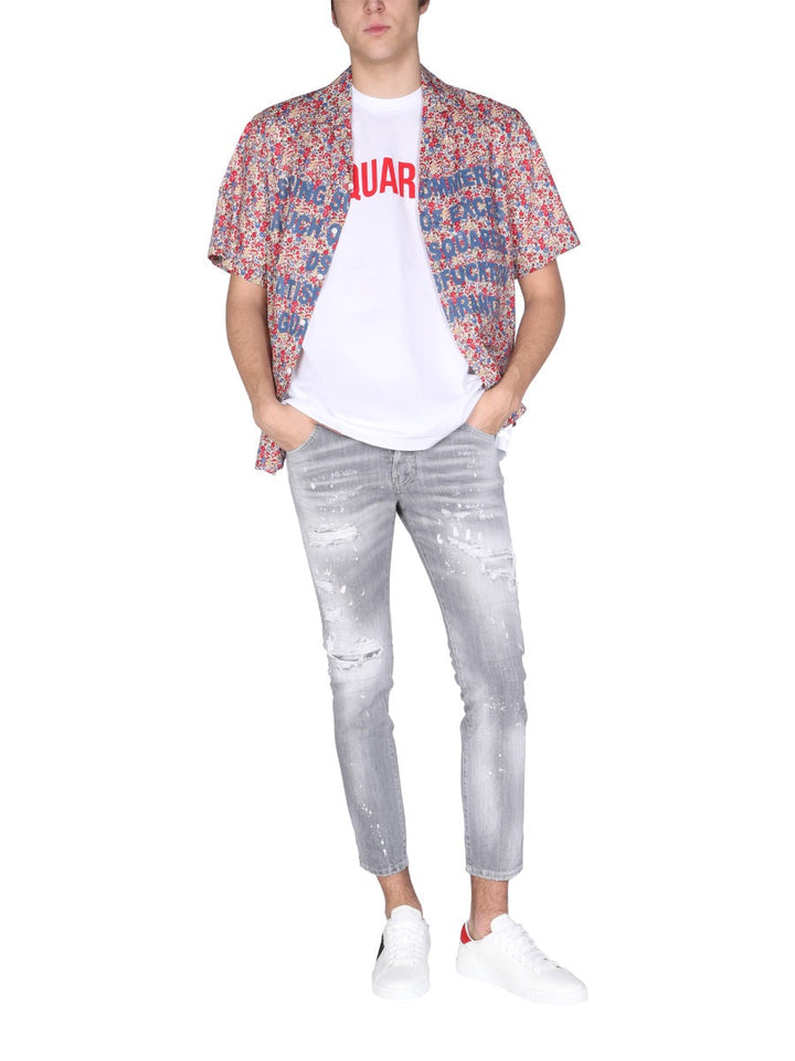 Dsquared Men "Bowling" Shirt