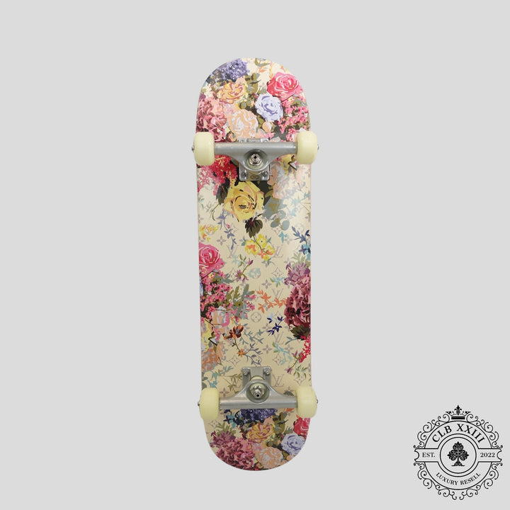 Louis Vuitton Flower Monogram Skateboard