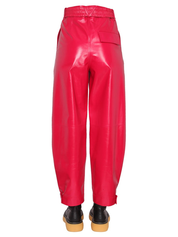 Bottega Veneta Women Leather Pants