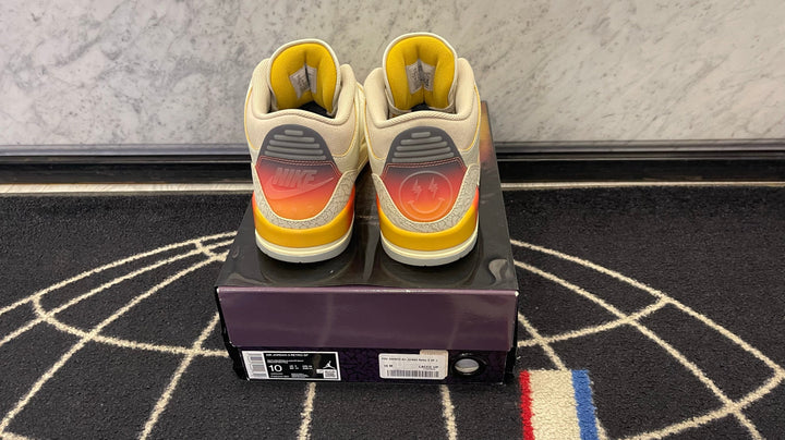 PRE OWNED Air Jordan Retro 3 SP J Balvin Medellín Sunset