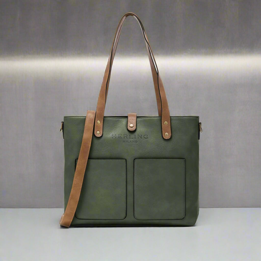 Herling green synthetic Shoulder bags