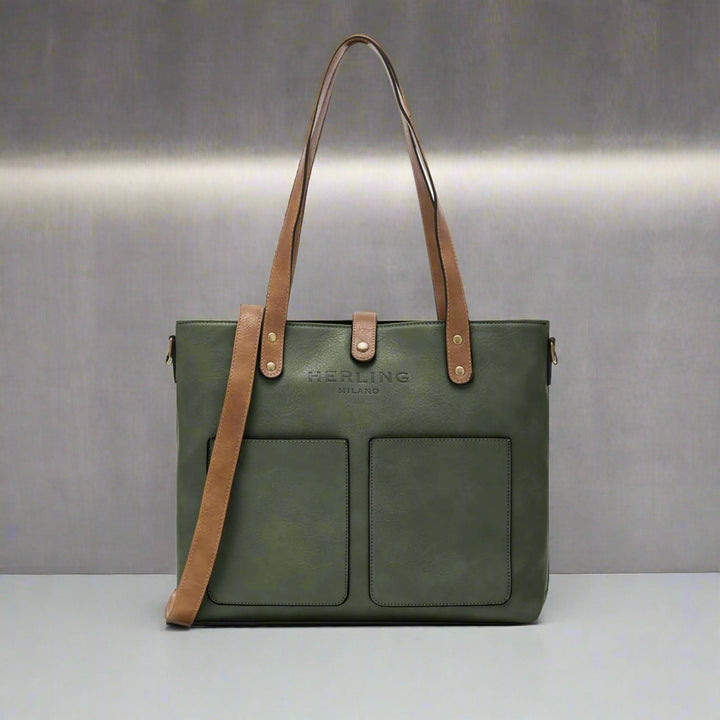 Herling green synthetic Shoulder bags