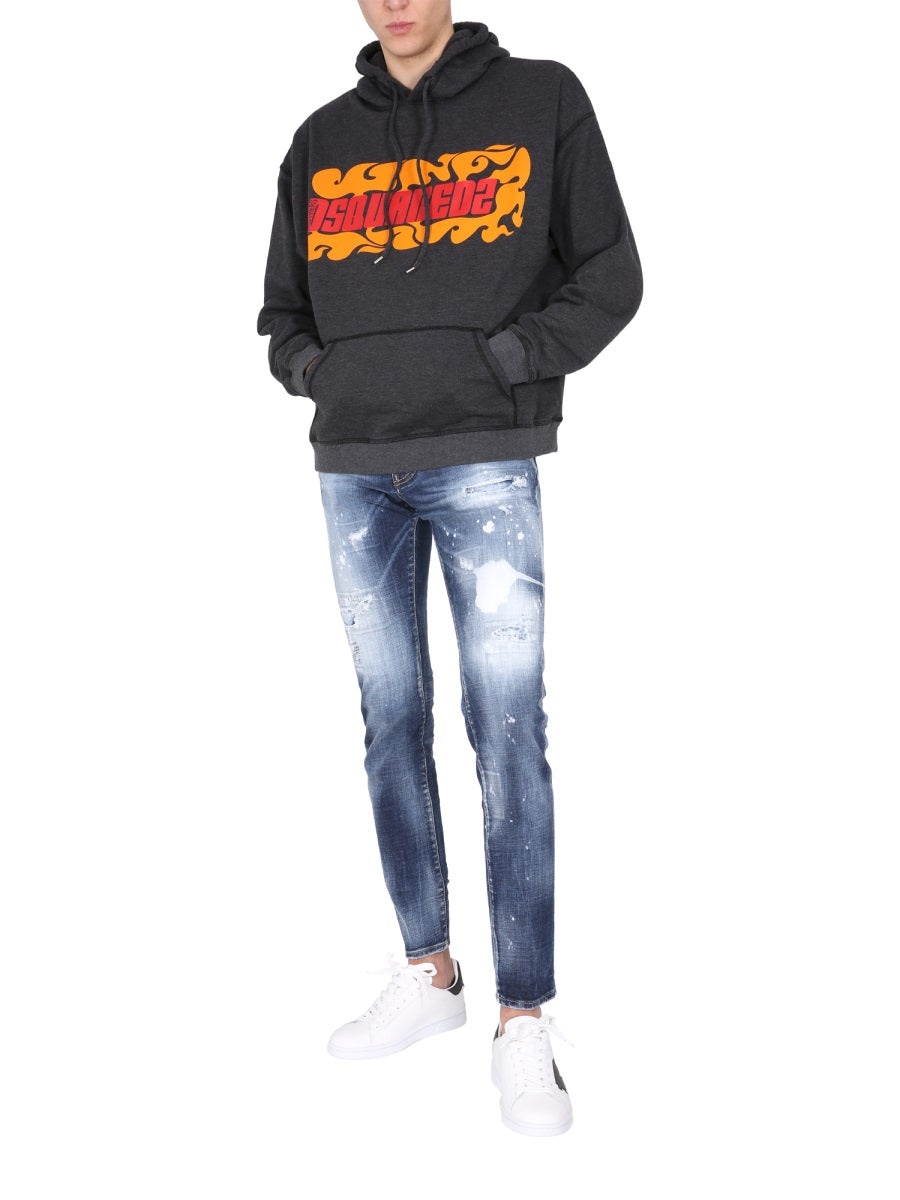 Dsquared Men Logo Printed Sweatshirt