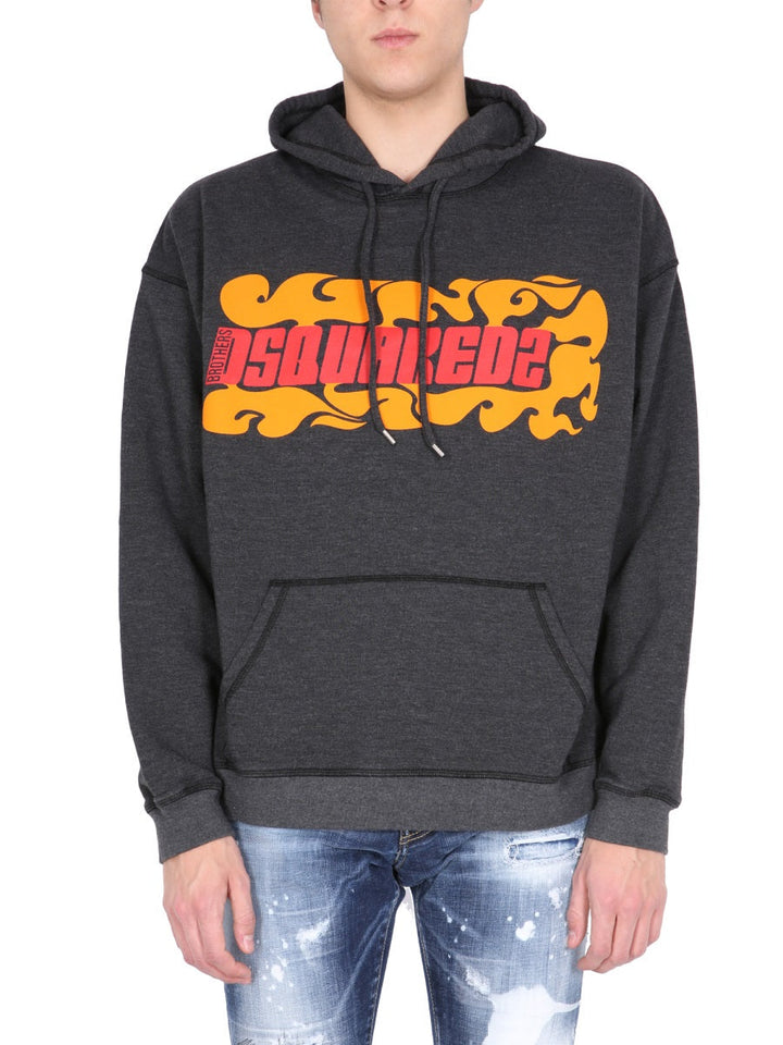 Dsquared Men Logo Printed Sweatshirt