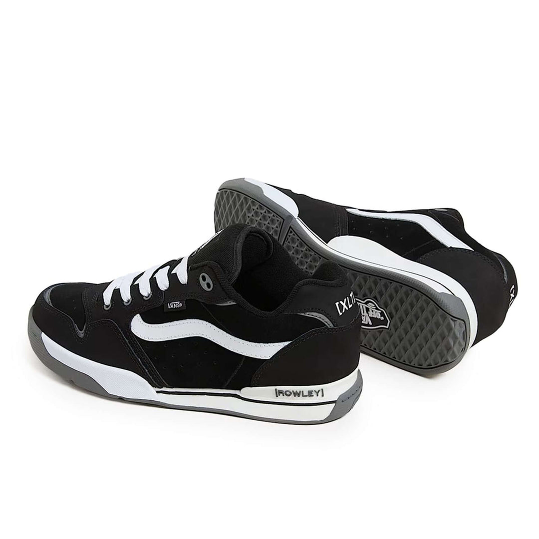 Vans black and white leather low top unisex Sneakers