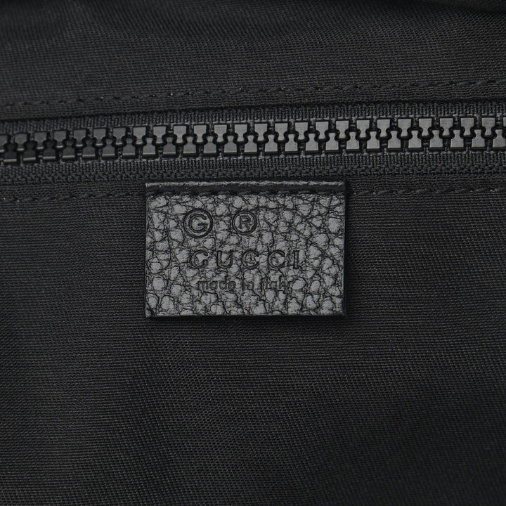 Gucci Nylon Monogram Slim Backpack Black