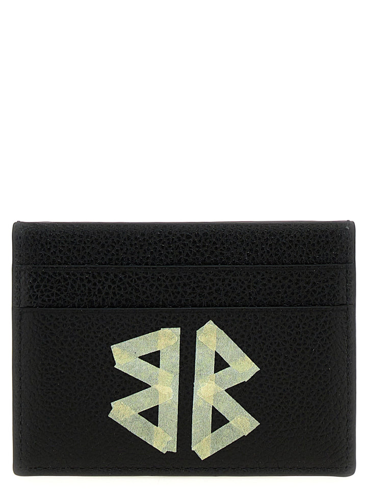 Balenciaga Men 'Tape Type' Logo Print Card Holder