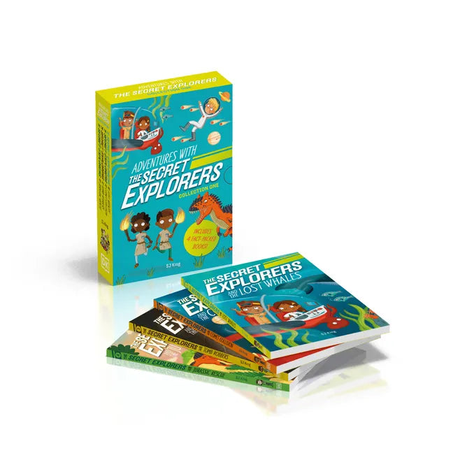 Adventures with the Secret Explorers: Collection One: 4-Book Box Set of Educational Fiction Chapter Books Books - Paperback