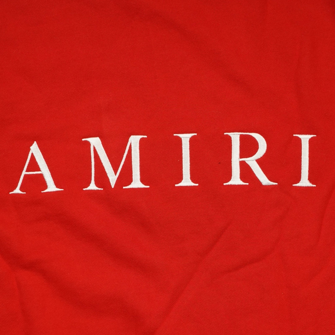 Amiri MA Logo Crewneck in Red