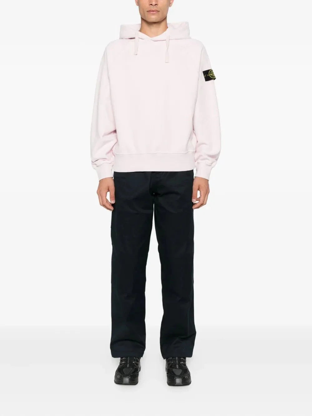 Stone Island Men `Brushed Organic Cotton` Hoodie