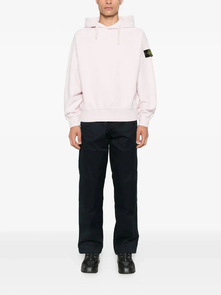 Stone Island Men `Brushed Organic Cotton` Hoodie
