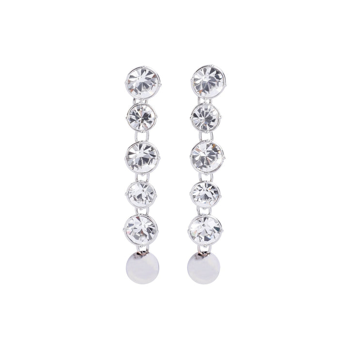 Jean Paul Gaultier Long Diamond Earrings Women