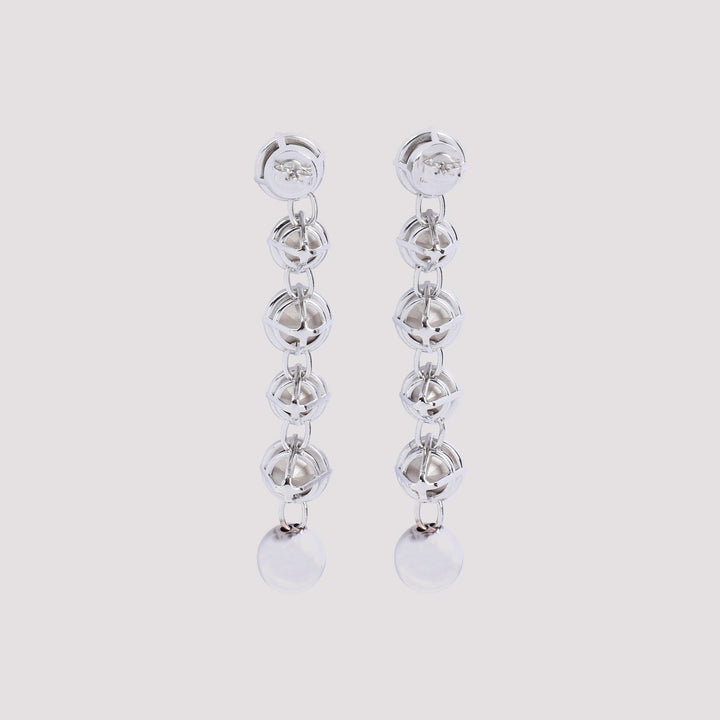 Jean Paul Gaultier Long Diamond Earrings Women