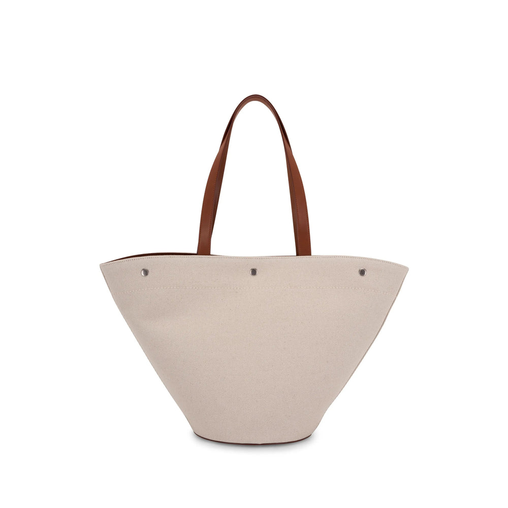 Saint Laurent Neutrals Tote Bags Women